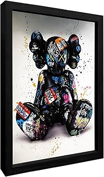 Amazon.com: lixinxuyang Frame Hypebeast Kaws Wall Art, 16x24